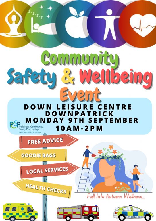 Newry, Mourne and Down PCSP to Host Safety and Wellbeing Event