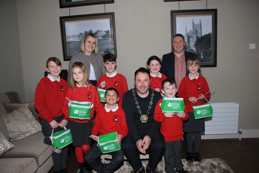 Chairperson Hosts School Council Members from Bessbrook Primary School